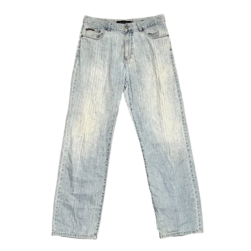 Calvin Klein Light Blue Straight Leg Denim Jeans Size 33